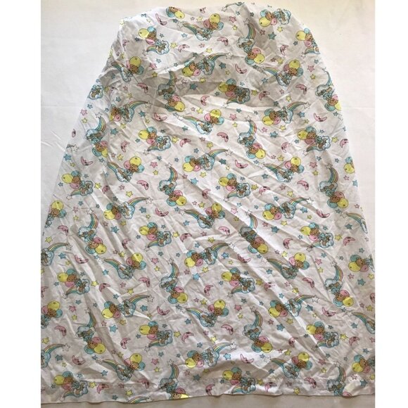 Vintage Fitted Flat Crib Sheet Pastel Bears Balloons Canada - Picture 2 of 6